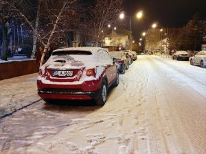 Ardahan'da kar yağışı etkili oldu