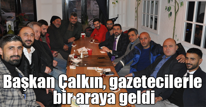AK Parti Kars İl Başkanı Çalkın, “10 Ocak Gazeteciler Günü”nde gazetecilerle bir araya geldi