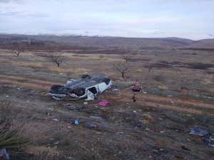 Doğanşehir'de trafik kazası: 3 yaralı