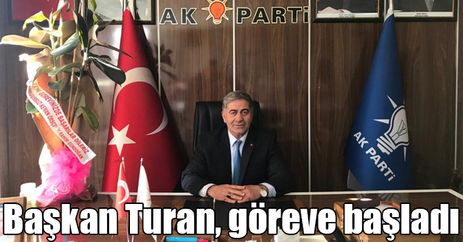 AK Parti Kağızman İlçe Başkanı Turan, göreve başladı