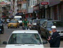 Kars'ta Ters yöne park edilmeyecek