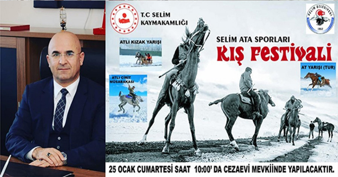 Selim’de, “Birinci Selim Ata Sporları Kış Festivali” yapılacak