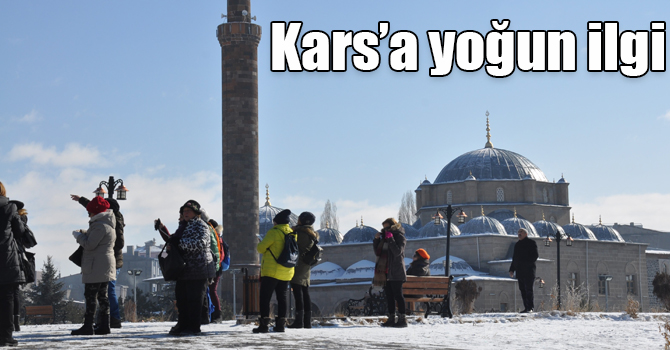 Kars’a yerli ve yabancı turistlerden yoğun ilgi