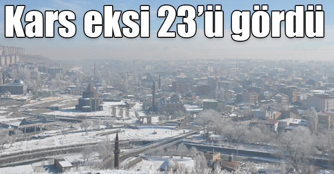 Kars eksi 23’ü gördü