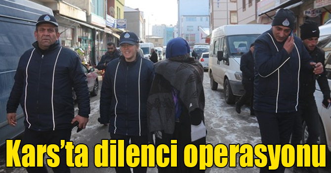 Zabıta ekiplerinden dilenci operasyonu