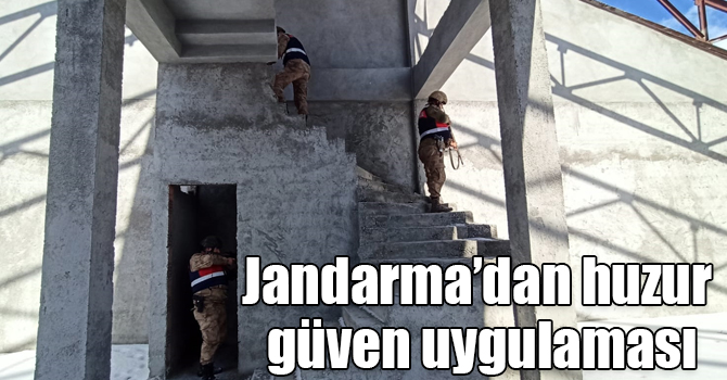 Jandarma’dan huzur güven uygulaması