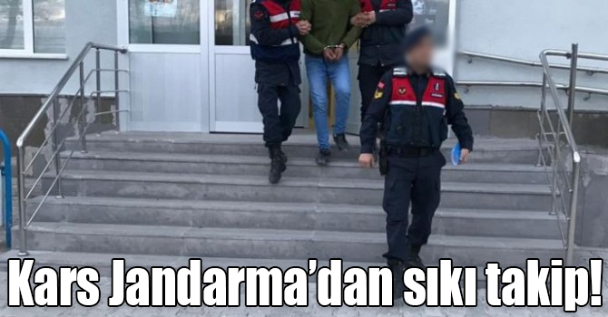 Kars Jandarma’dan sıkı takip!