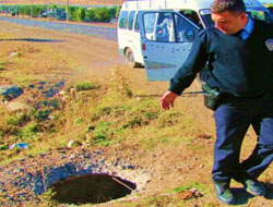 Hırsızlar Logar Kapağını çaldılar