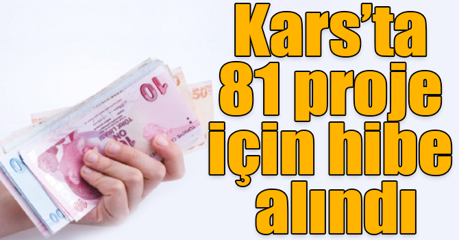 Kars’ta 81 proje için hibe alındı