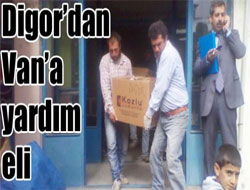 Digor’dan Van’a yardım eli
