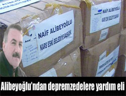 Alibeyoğlu’ndan depremzedelere yardım eli