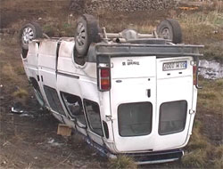 Kars’ta kaza: 8 yaralı