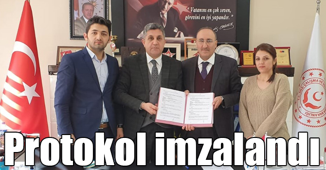 Protokol imzalandı