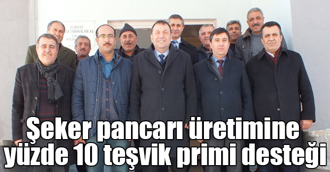 Şeker pancarı üretimine yüzde 10 teşvik primi desteği