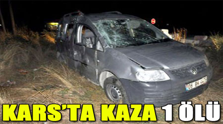 Kağızman'da Kaza 1 ölü