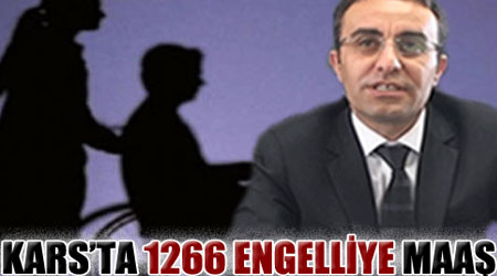 Kars'ta 1266 Engelliye Maaş verildi