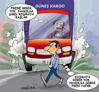 Kars, Yayalar şaşırmış!
