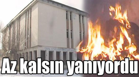 Kars'ta Sahipsiz bina az kalsın yanıyordu