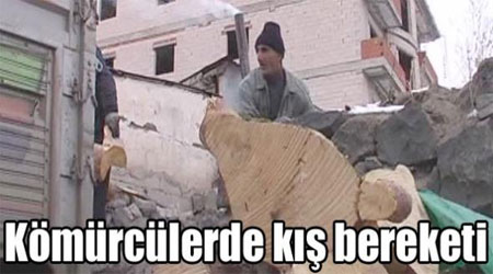 Kars'ta Kömürcülerde kış bereketi