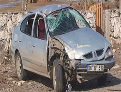 Kars’ta hız kazası