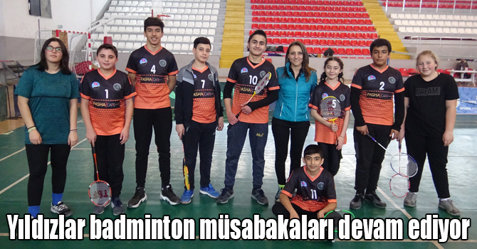 Yıldızlar badminton müsabakaları devam ediyor