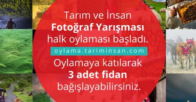 “Tarım ve İnsan Fotoğraf Yarışması” için halk oylaması başladı