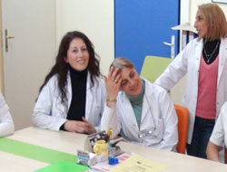 Kars Ketem'de Smear Testi Yapılıyor