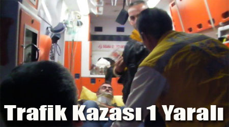 Kağızman’da trafik kazası: 1 yaralı