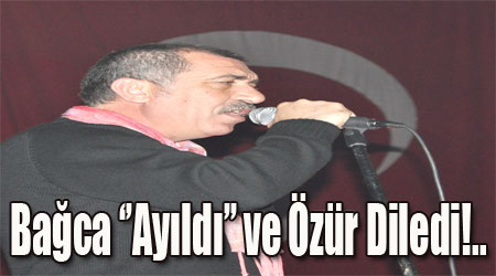 Sanatçı Cevdet Bağca özür diledi
