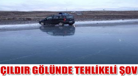 Çıldır Gölünde Tehlikeli Şov