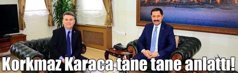 Korkmaz Karaca tane tane anlattı!