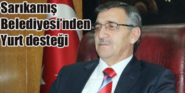Sarıkamış Belediyesi’nden Yurt desteği