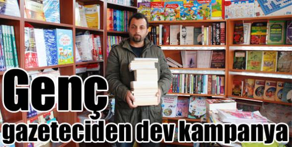 Genç gazeteciden dev kampanya