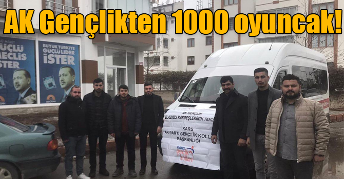 AK Gençlikten 1000 oyuncak!