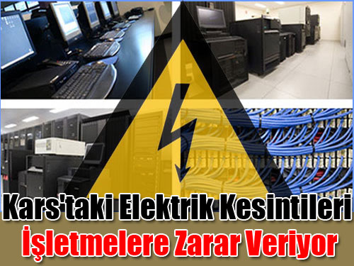 Kars'ta Elektrik Kesintileri Yordu