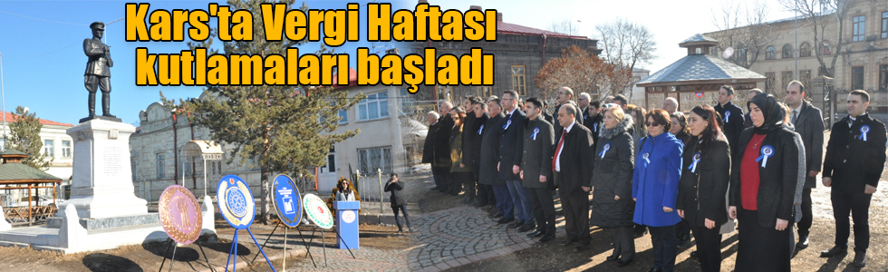 Kars'ta Vergi Haftası kutlamaları başladı