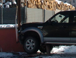Kars’ta İnönü Caddesinde Kaza
