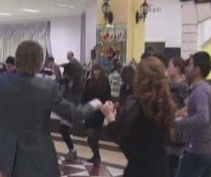Kars'ta 2011’in son kavgası eğlencede çıktı