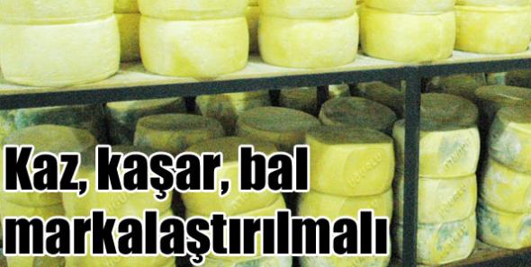 SERKA: Kaz, kaşar, bal markalaştırılmalı