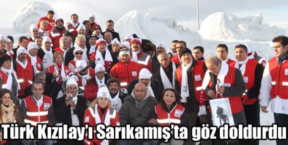 Türk Kızılay’ı Sarıkamış’ta göz doldurdu