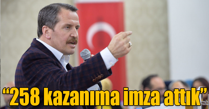 Ali Yalçın: 258 kazanıma imza attık