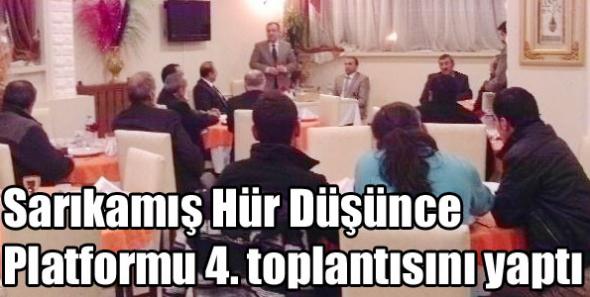 Sarıkamış Hür Düşünce Platformu 4. toplantısını yaptı