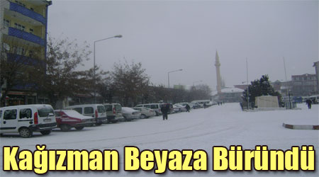 Kağızman Beyaza Büründü