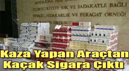 Kazadan Kaçak Sigara Çıktı!