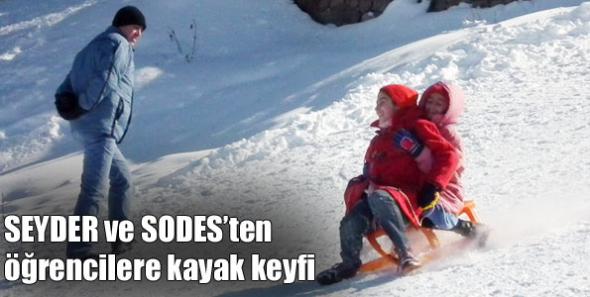 SEYDER ve SODES’ten öğrencilere kayak keyfi