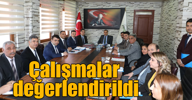 Kars İl Özel İdaresinin yürüttüğü çalışmalar değerlendirildi