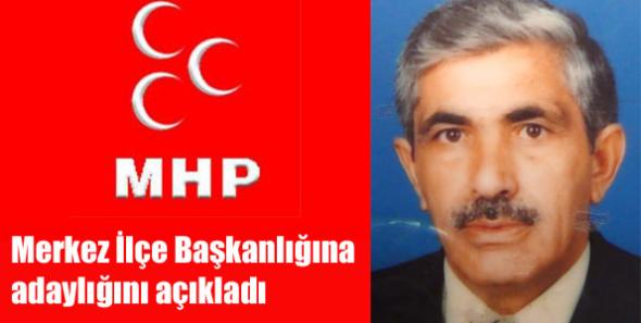Hasan Şimşek, MHP Kars Merkez İlçe Başkanlığına adaylığını açıkladı