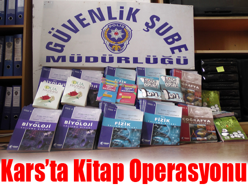 Kars'ta Kitap Operasyonu