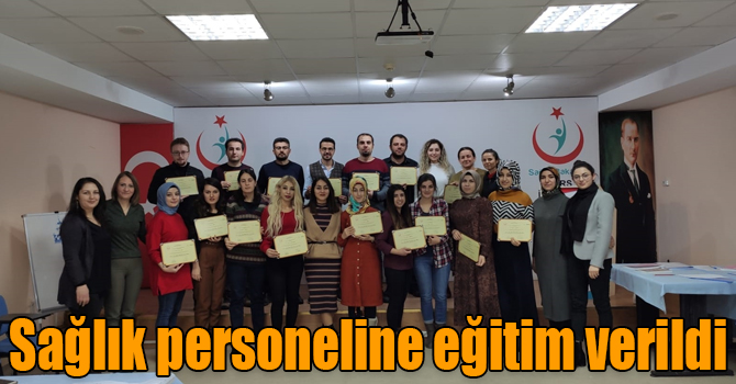 Sağlık personeline ÜSEM eğitimi verildi