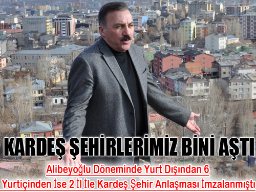 Kardeş Şehirler Bini aştı